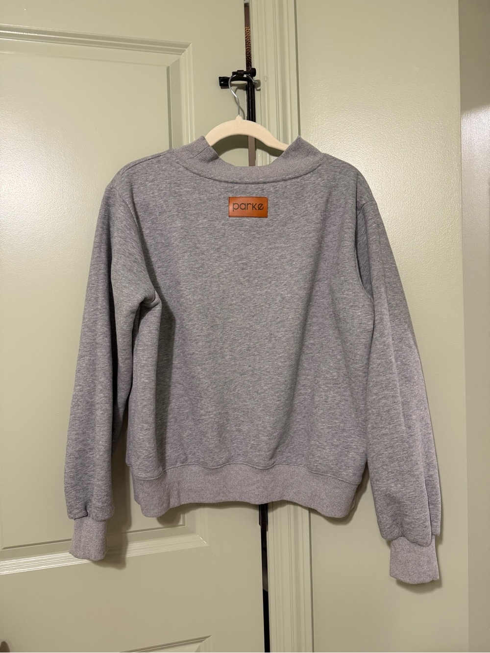 Parke Womens Heather Grey Crewneck